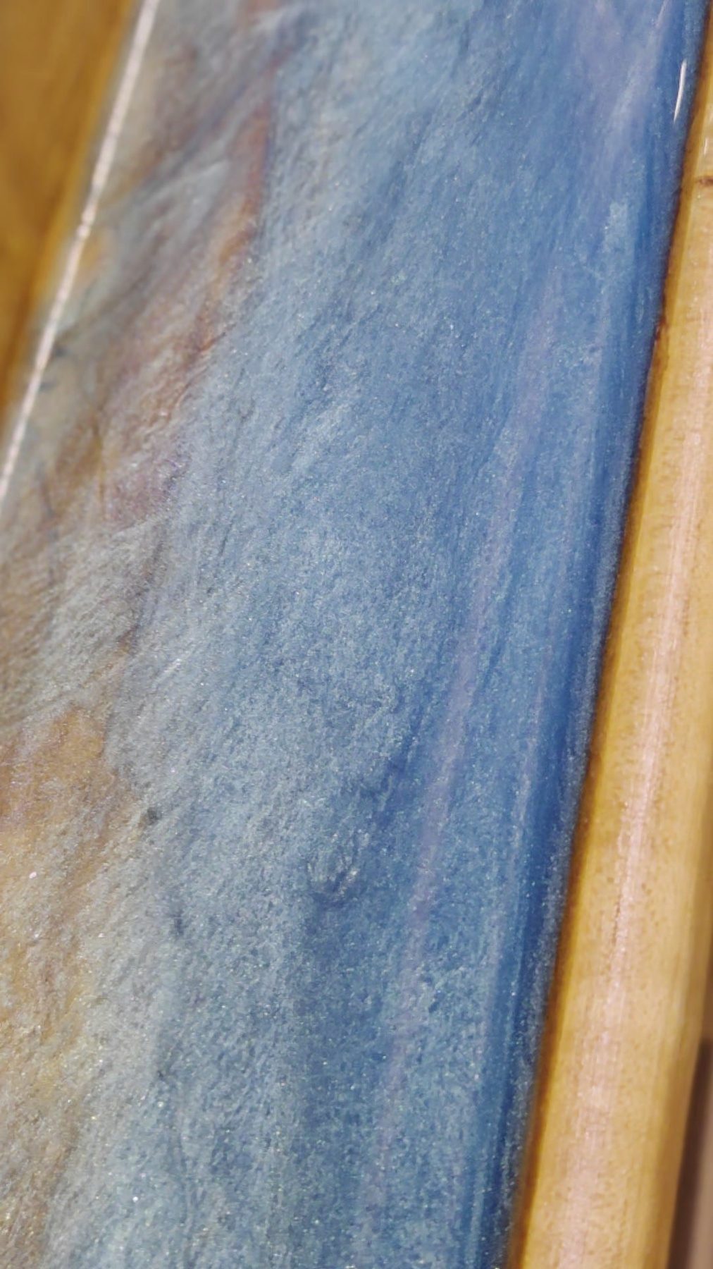 Blue pearl, close